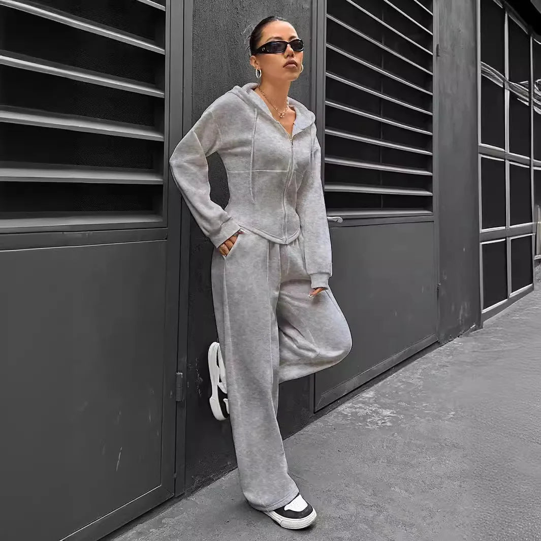 Ensemble Sport Femme - Zip-up & Jogging Slim
