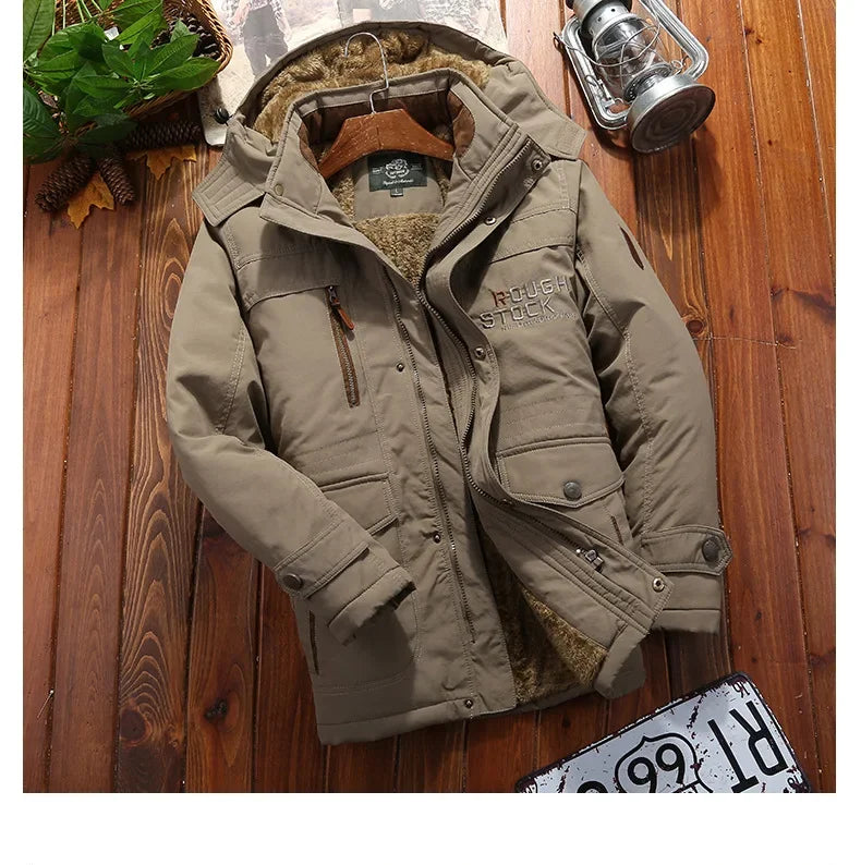 Parka Militaire Coupe-Vent Multi-Poches