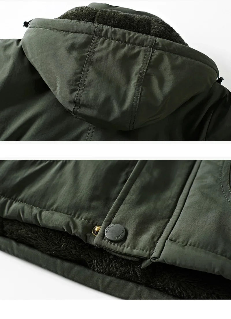 Parka Militaire Coupe-Vent Multi-Poches