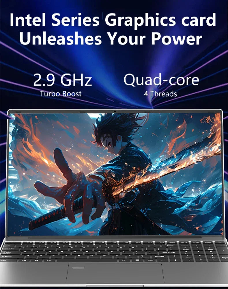 I9 Laptop 15.6" Laptop Intel Core i9 9900 32GB DDR4 512GB 2TB SSD 1920*1080 HD Windows 11 Gaming Computer PC Ultra Slim Notebook