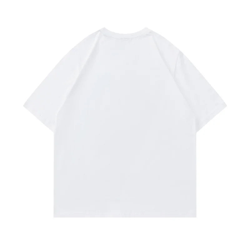 T-shirt Streetwear Lettres Coton Homme