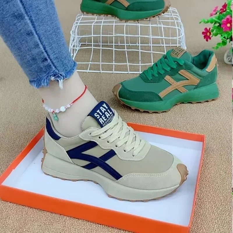women sneakers 2024 spring casual shoes woman lace up sports shoes baskets femmes tendances zapatillas hombre designer shoes