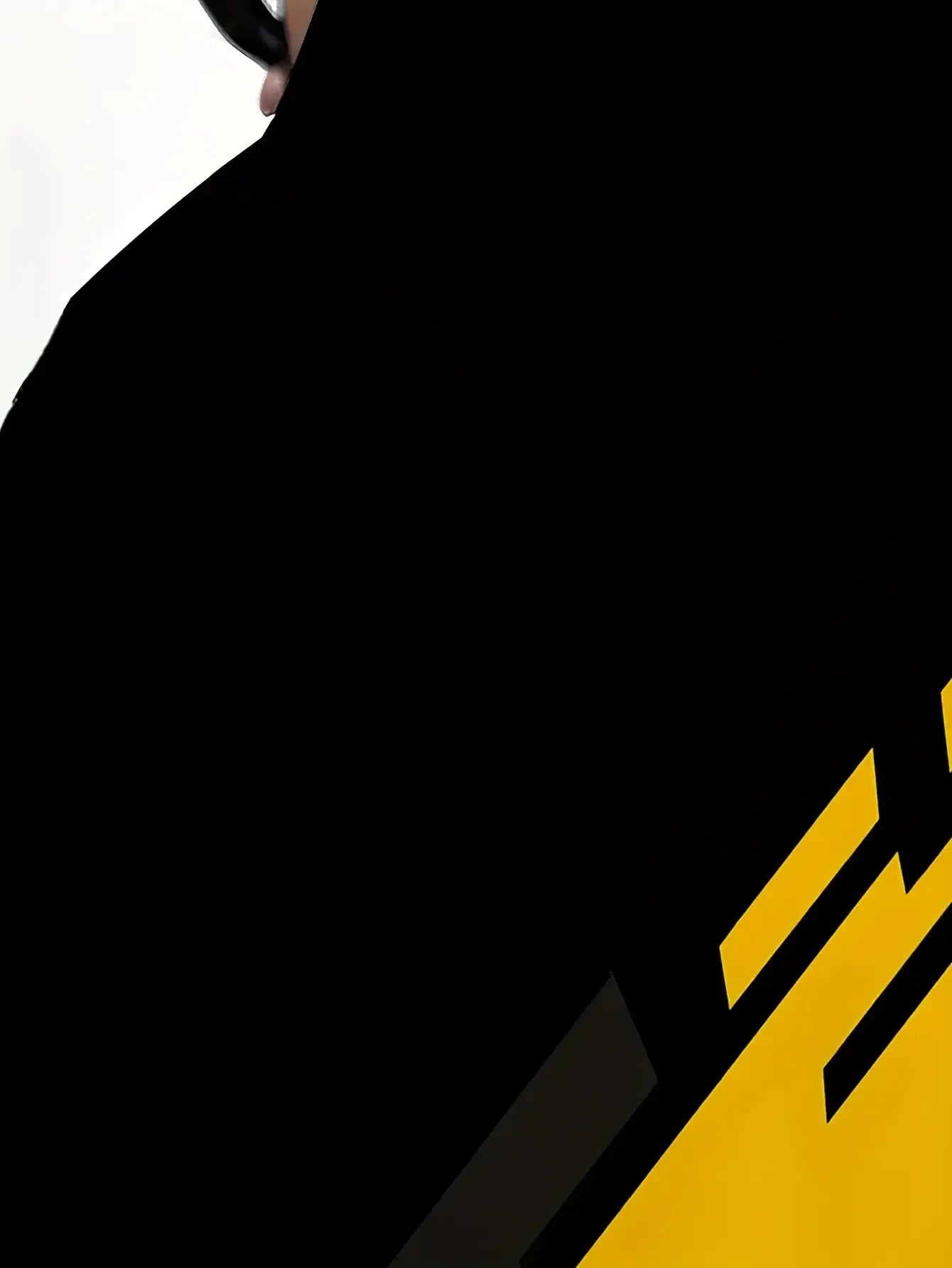 Hoodie Color-Block - Jaune & Noir Urban