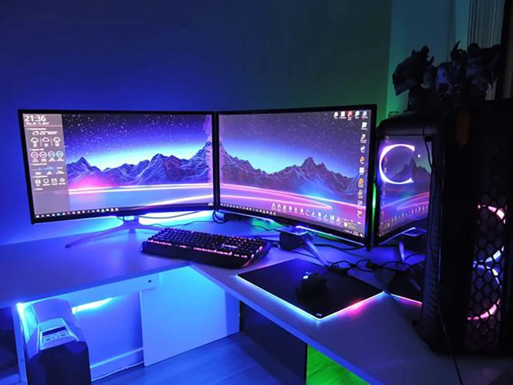 Ruban LED Connecté (5m) - Contrôle par App & Ambiance Gaming