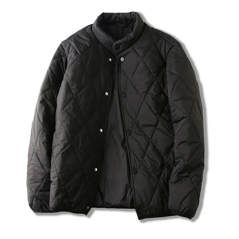 Manteau Coton Losange Couple Leger Hiver