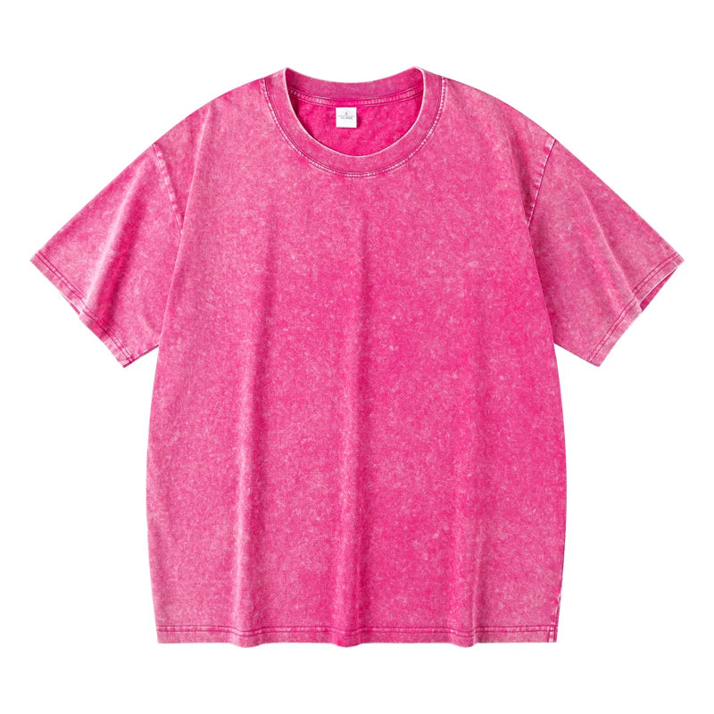 T-shirt Vintage délavé - Style Harajuku
