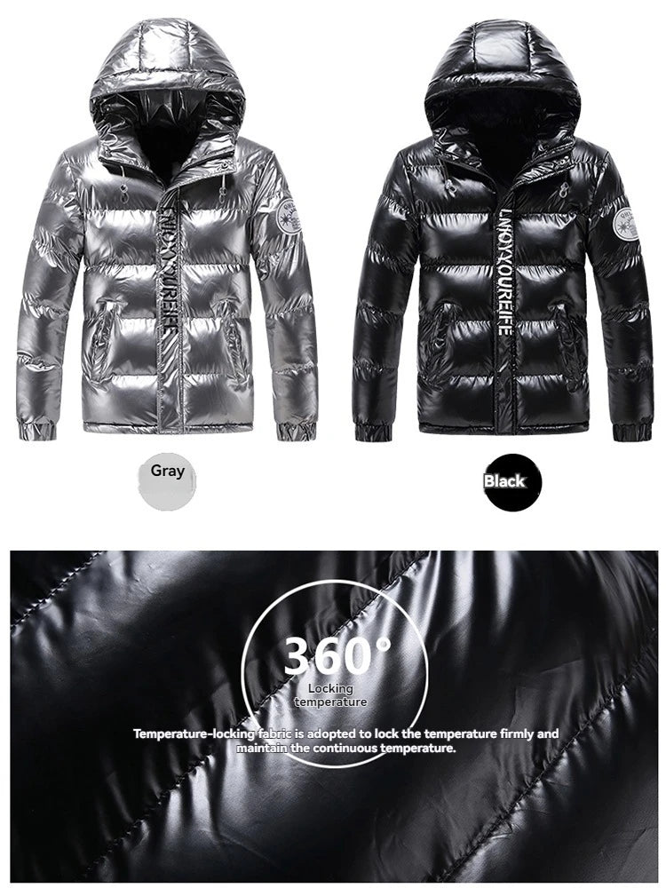 Veste Matelassee Hiver Brillante Hoodie