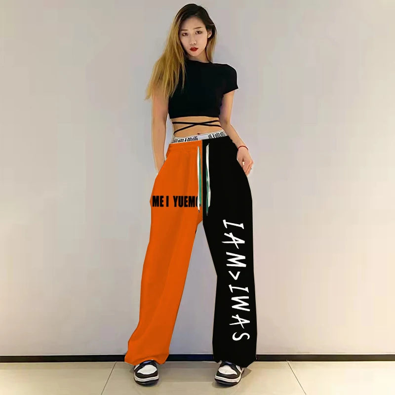 Pantalon Jazz Imprimé Ample Femme