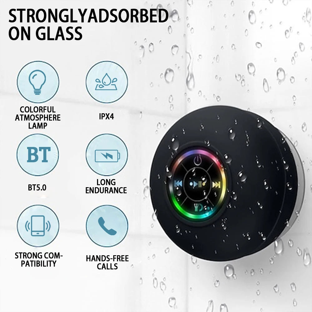 Enceinte Bluetooth Portable Ventouse IPX4