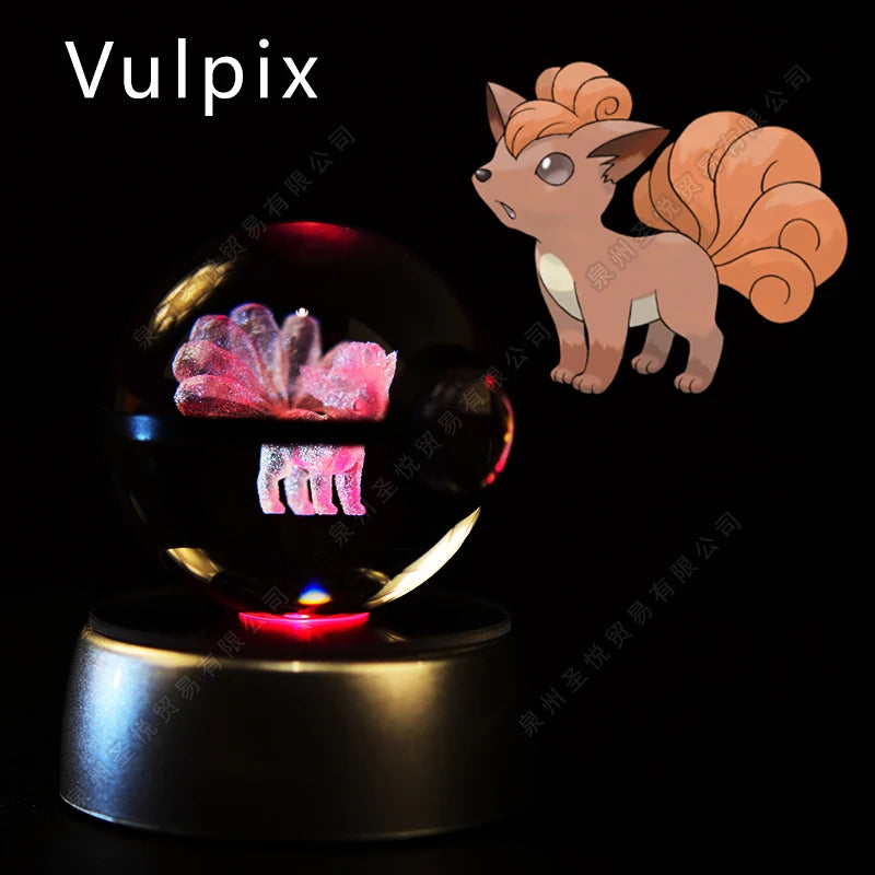 Veilleuse Pokémon 3D - Cristal de Collection (Pikachu/Gengar)