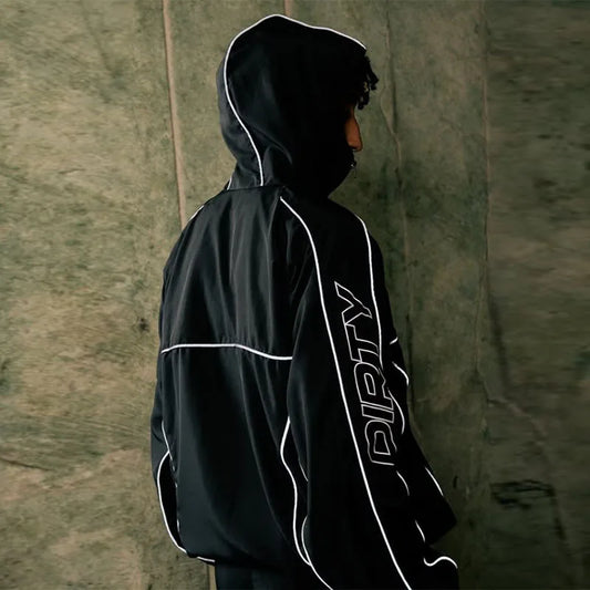 Sweat Capuche Streetwear Y2K Brodé Mixte