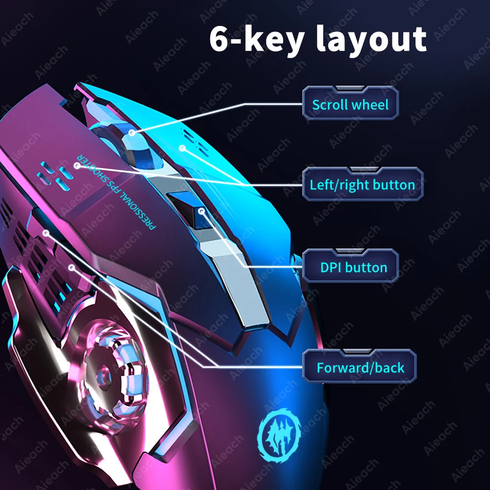 Souris Gaming "Obsidian" - Triple Mode & RGB