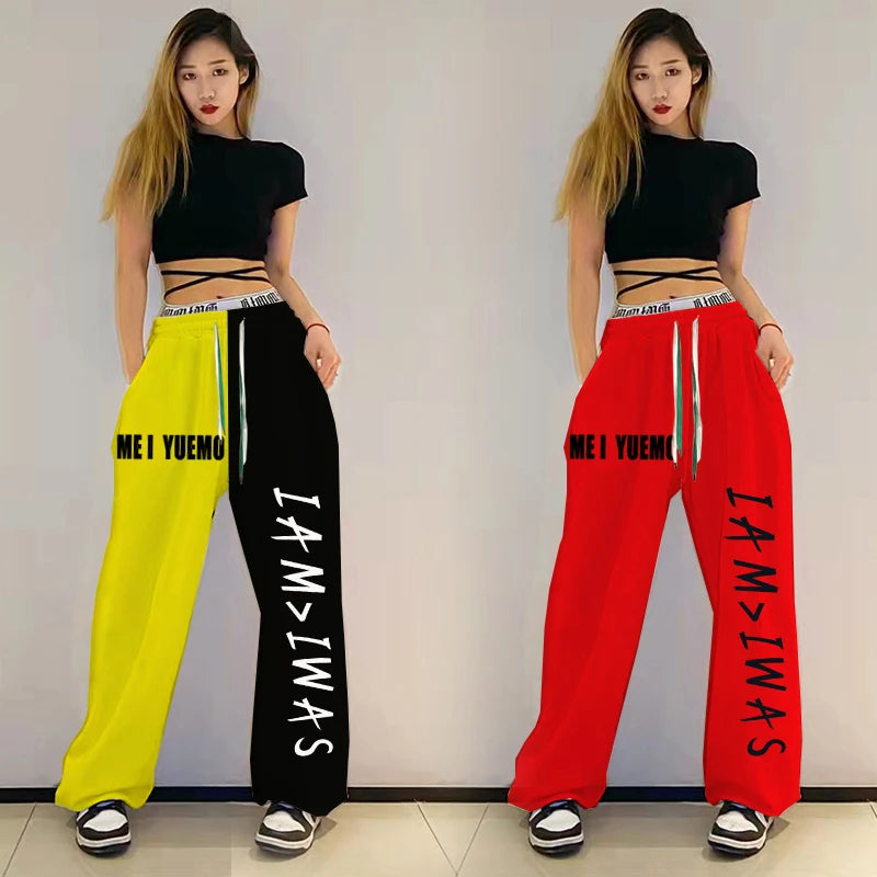 Pantalon Jazz Imprimé Ample Femme