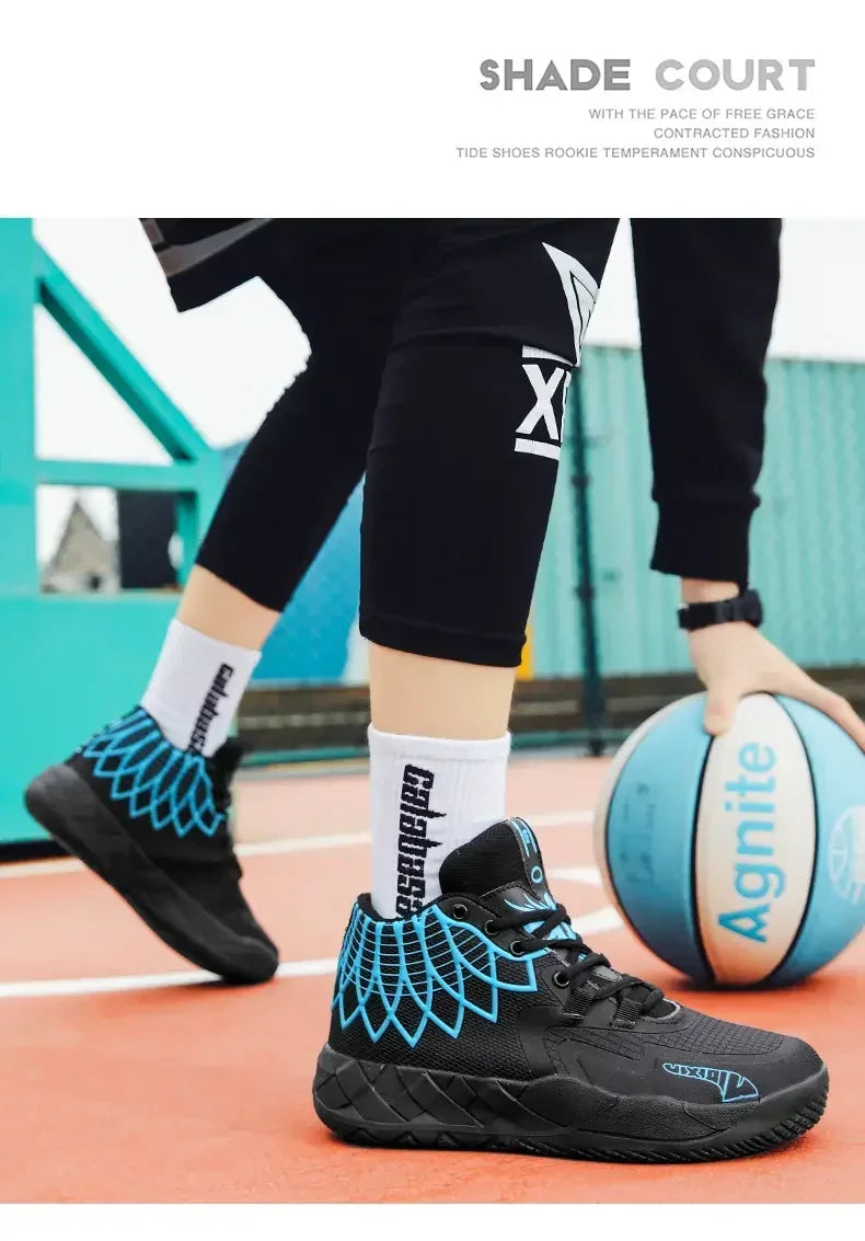 Sneaker Basketball Mandarin Duck Rouge