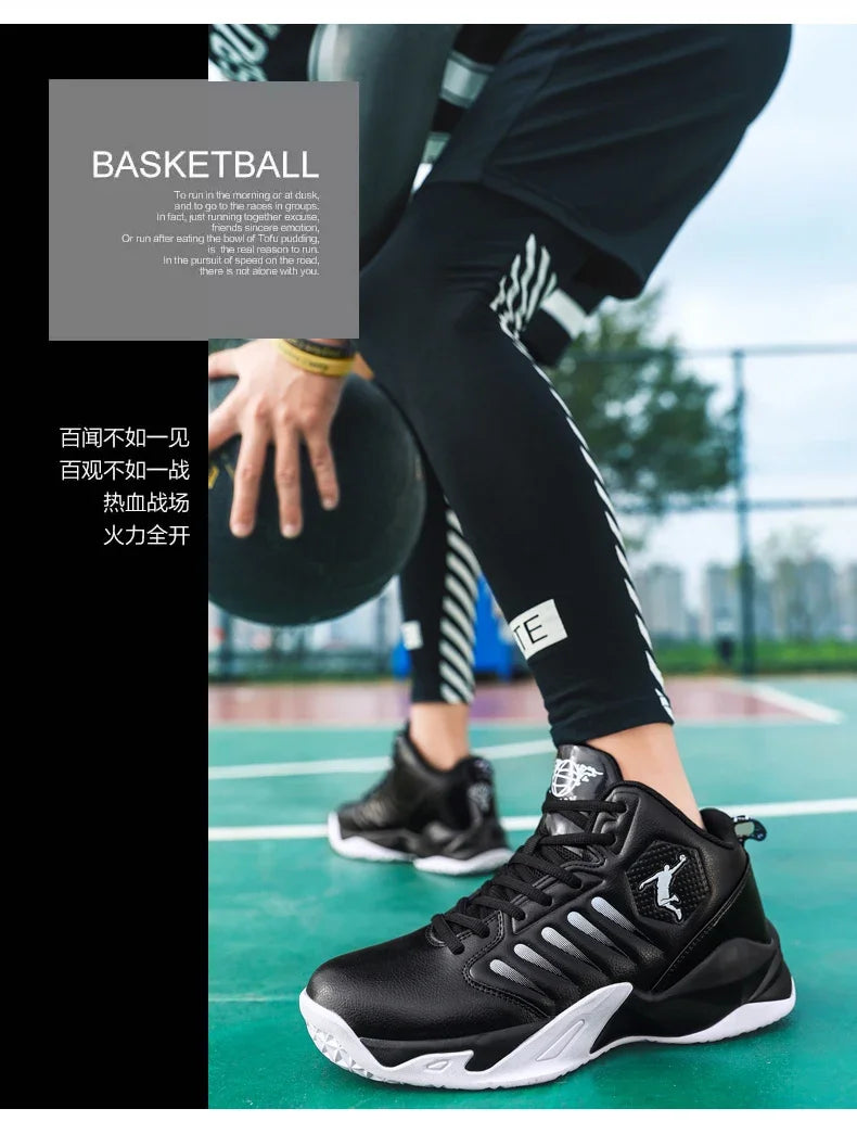 Basket Basketball Cuir Léger Waterproof