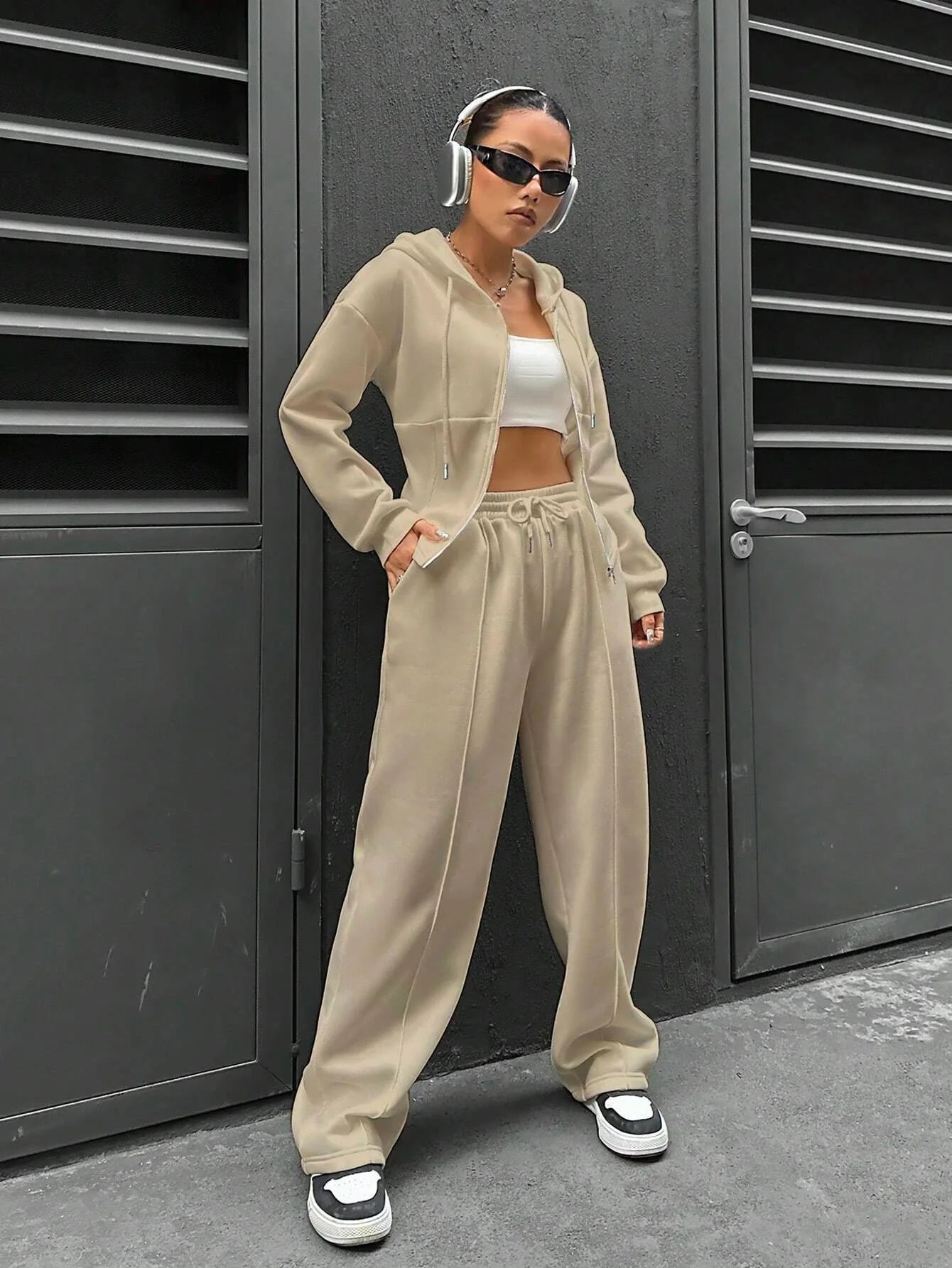 Ensemble Sport Femme - Zip-up & Jogging Slim