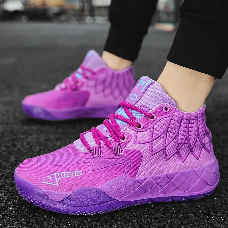 Sneaker Basketball Mandarin Duck Rouge