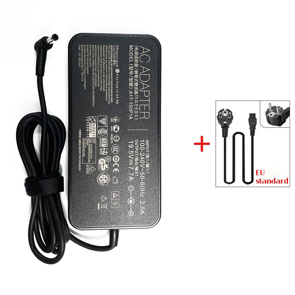 19.5V 7.7A 150W 5.5*2.5MM Laptop AC Adapter Charger for Asus ROG Strix G535SX GL503GE GL703GE GL503VD GL703VM GL551JW GL703VD