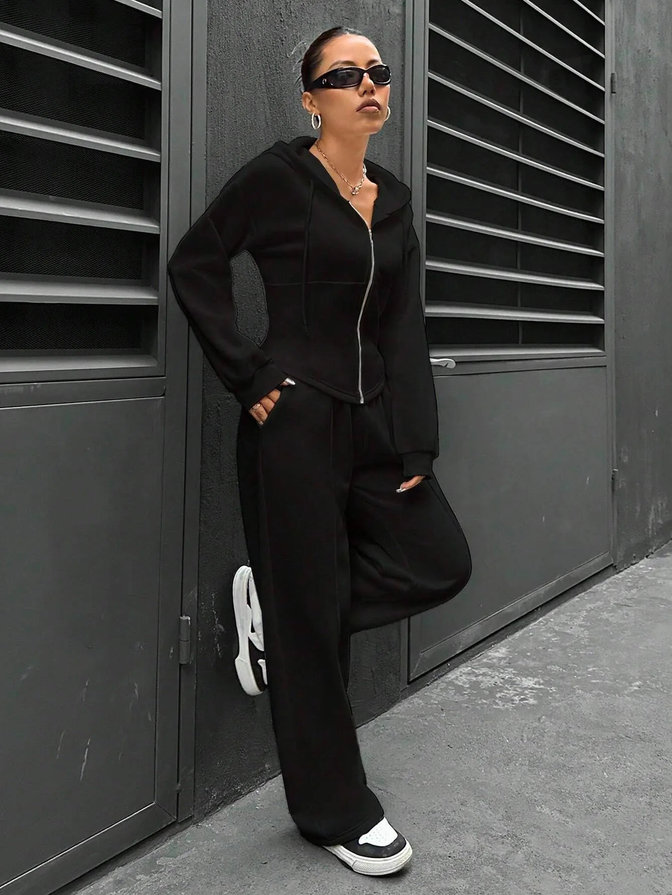 Ensemble Sport Femme - Zip-up & Jogging Slim