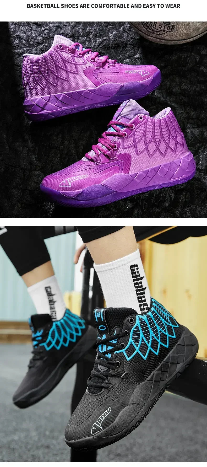 Sneaker Basketball Mandarin Duck Rouge