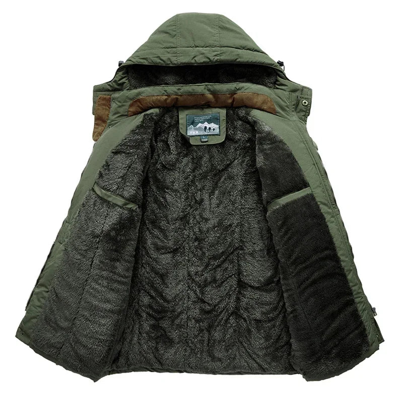 Parka Militaire Coupe-Vent Multi-Poches