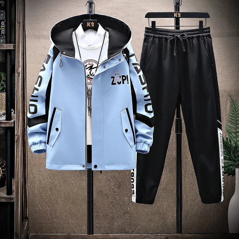 Ensemble Survetement Zippe Capuche Hip-Hop