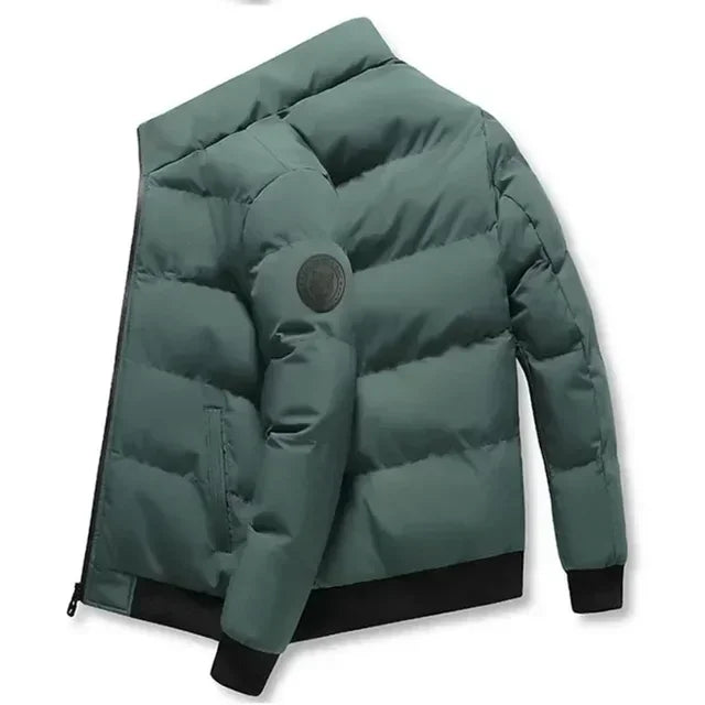 Coupe-Vent Court Imprime Zippe Homme