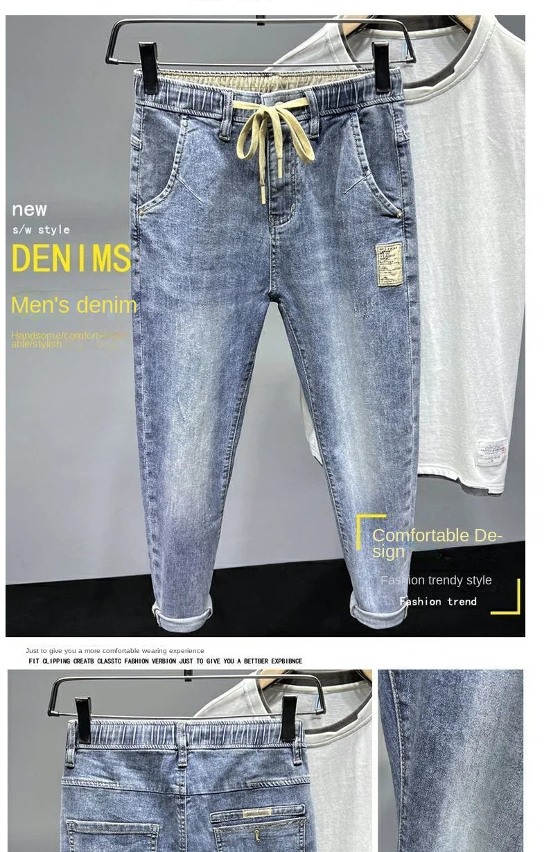 Jean Cargo Korean Tapered Baggy Washed