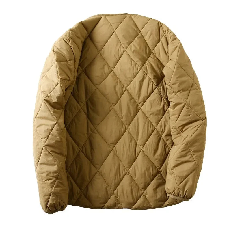 Manteau Coton Losange Couple Leger Hiver