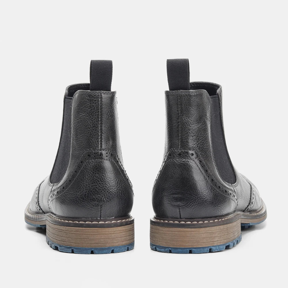 Chelsea Boots Men Casual Brand Comfortable 2026 Fashion Leather Boots