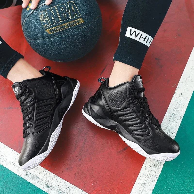 Basket Basketball Cuir Léger Waterproof