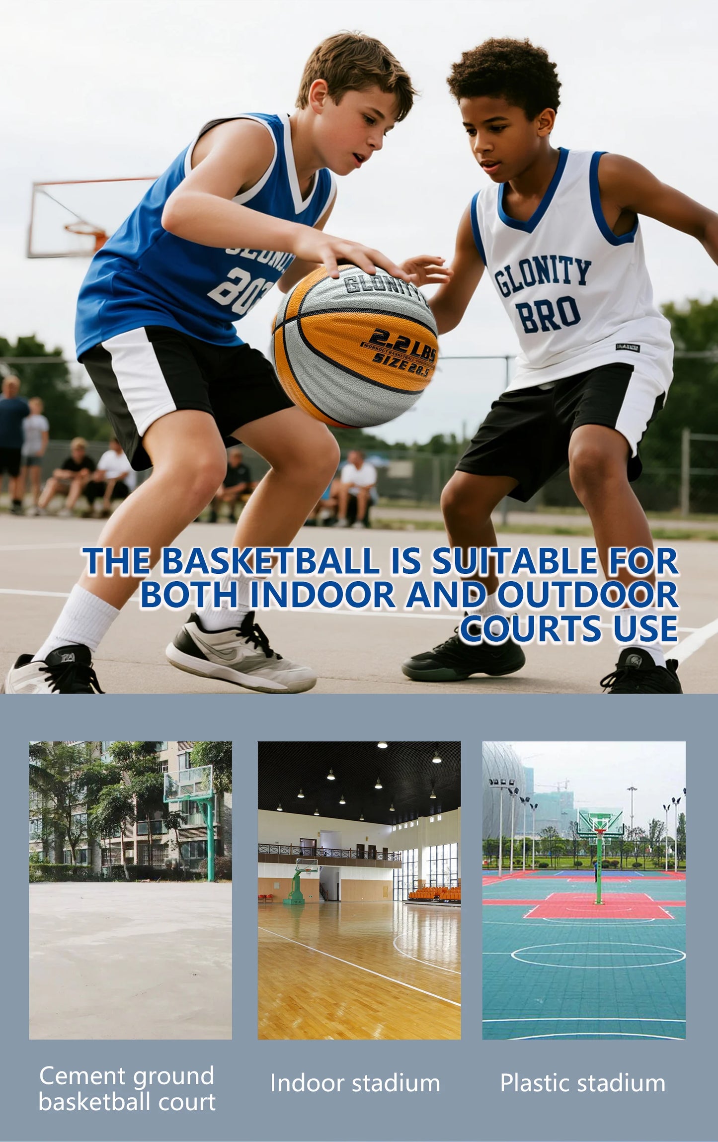 Weighted Training Basketball 3LBS/2.2LBS,Official Size 6/7 Wear-resistant Heavy Ball For Handling Dribbling&Passing,Rebounding