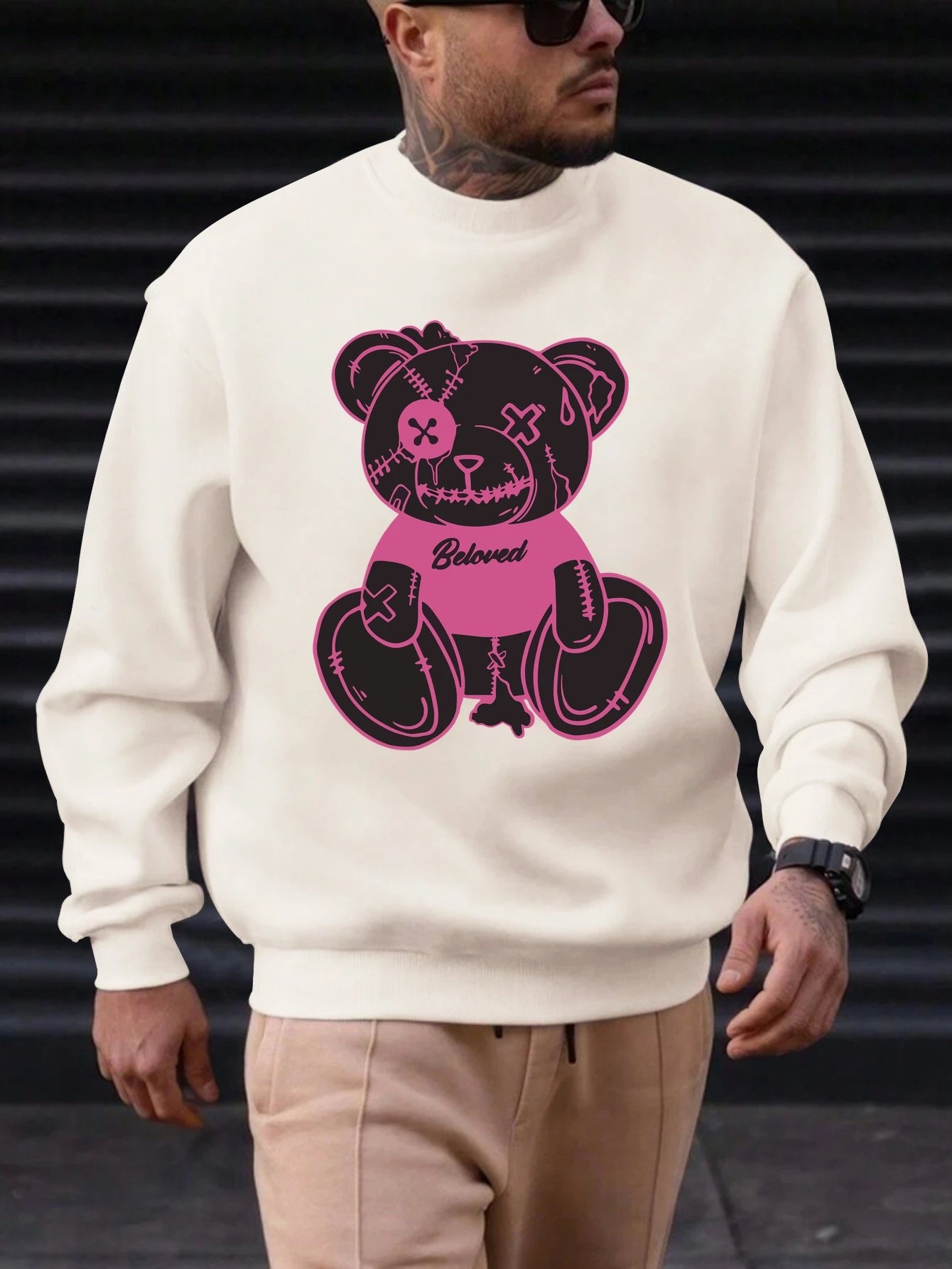 Sweat "Teddy Bear" - Distressed Streetwear