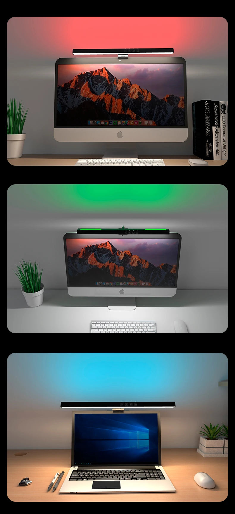 Barre Lumineuse Moniteur PC RGB Protection Yeux