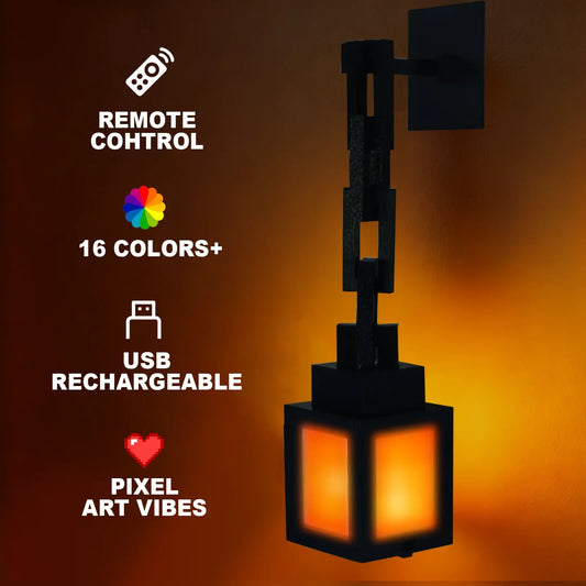 Lampe Pixel RGB 16 Couleurs Télécommande