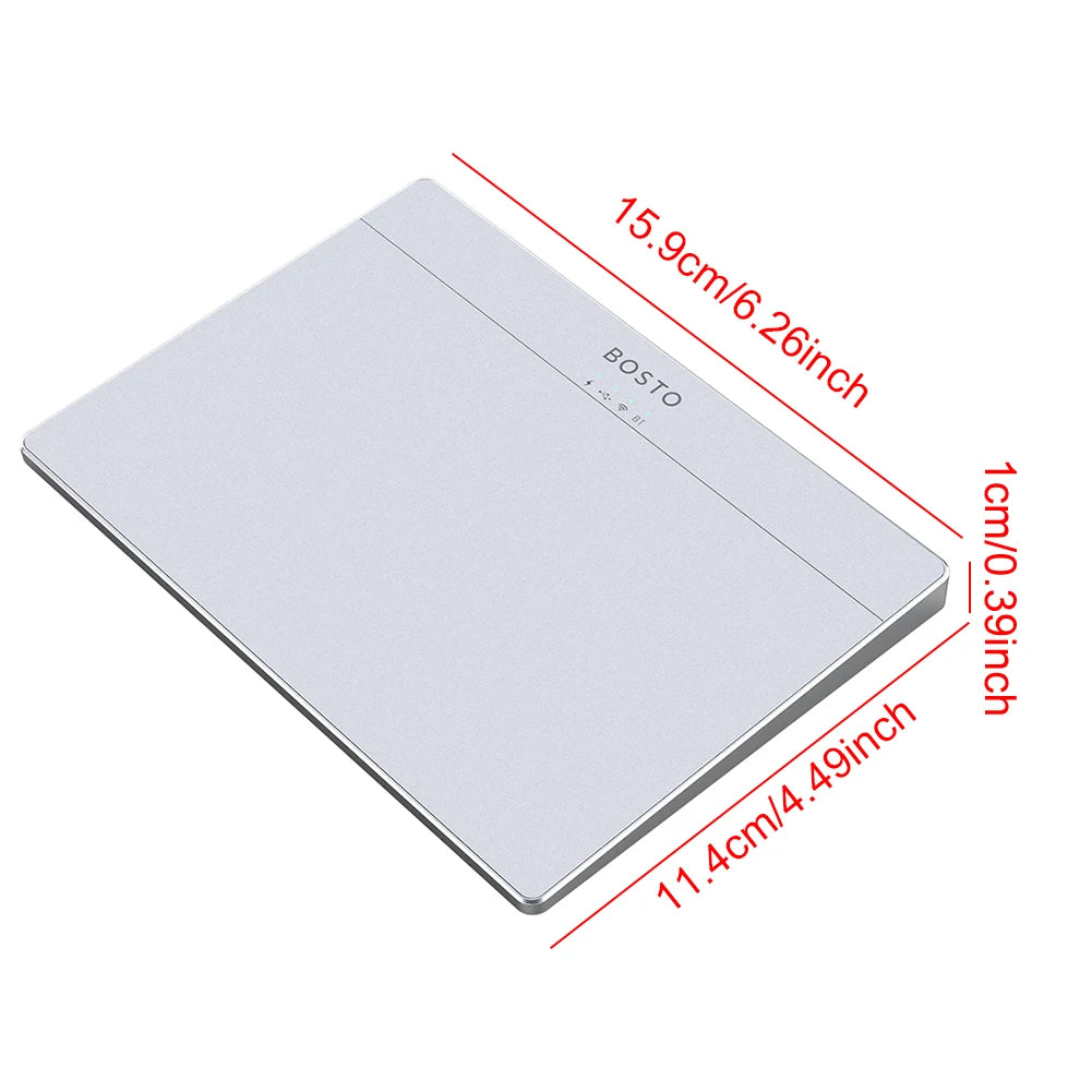 Portable Track Pad Multi-Gesture USB Touchpad Mouse Type-C Rechargeable Ergonomic Trackpad Mouse for Computer Notebook PC Laptop