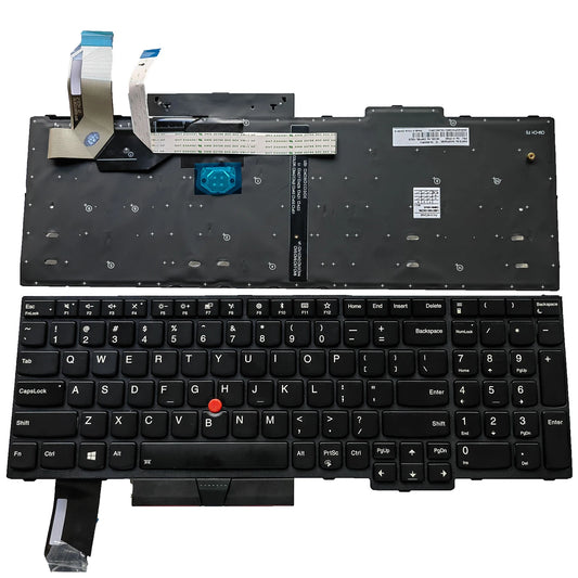 US Layout Keyboard for LENOVO IBM ThinkPad E580 E585 E590 E595 L580 T580S T590 P52 P53 P72 SN5372 01YP668 SN20P34203 TP00095A
