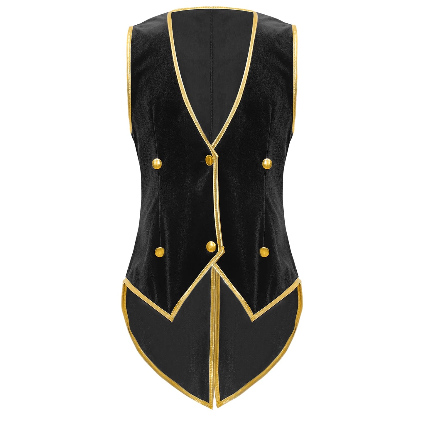 Velvet Vest Children Gentleman Tuxedo Vintage Victorian Steampunk Jacket Tailcoat Theme Party Medieval Costume Fancy Dress Up