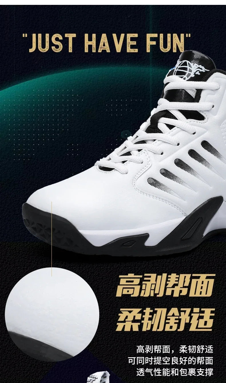 Basket Basketball Cuir Léger Waterproof