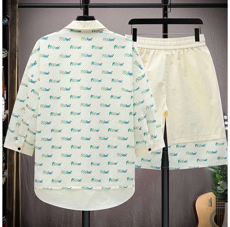 Ensemble Ete Chemise Short Casual Homme