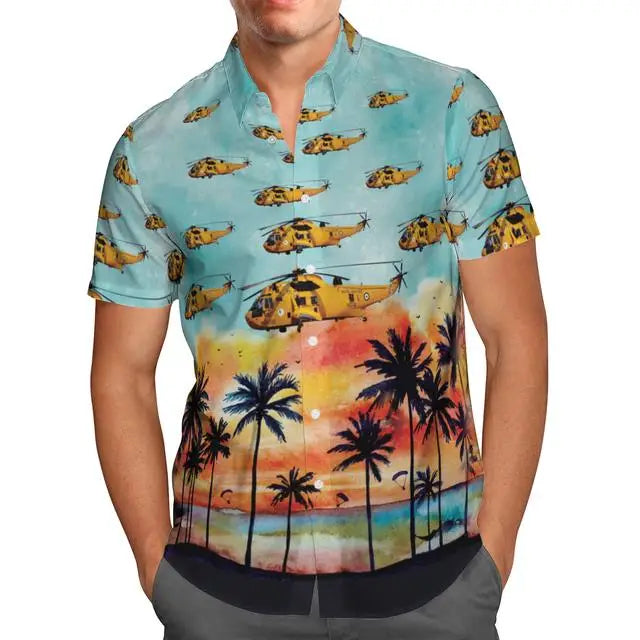 T-Shirt Hawaiian 3D Vaisseau Spatial