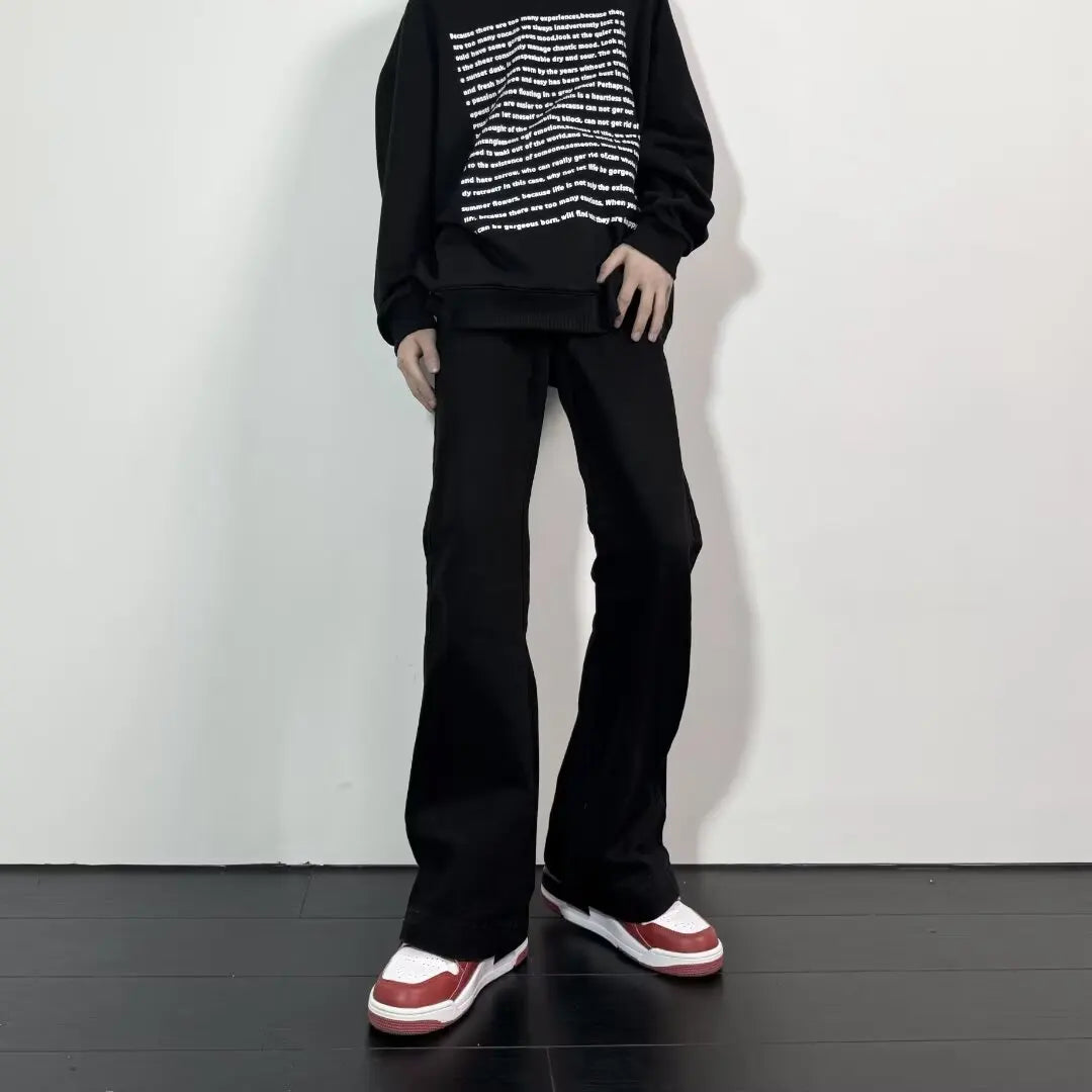 Jean Noir Homme Bootcut American Stretch