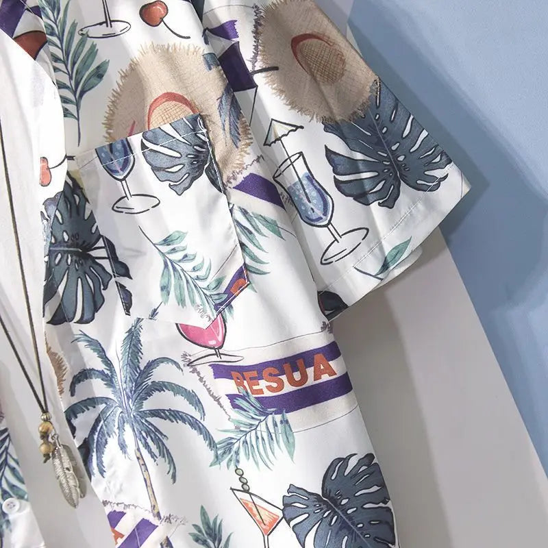 Chemise MC Homme Hip-Hop Geometrique