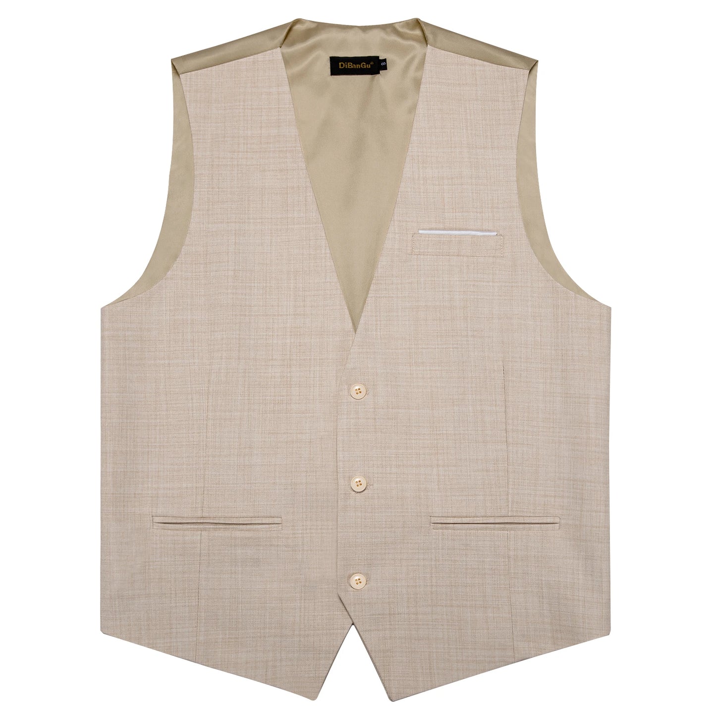 Gilet Luxe DiBanGu Noeud Pochette Mariage