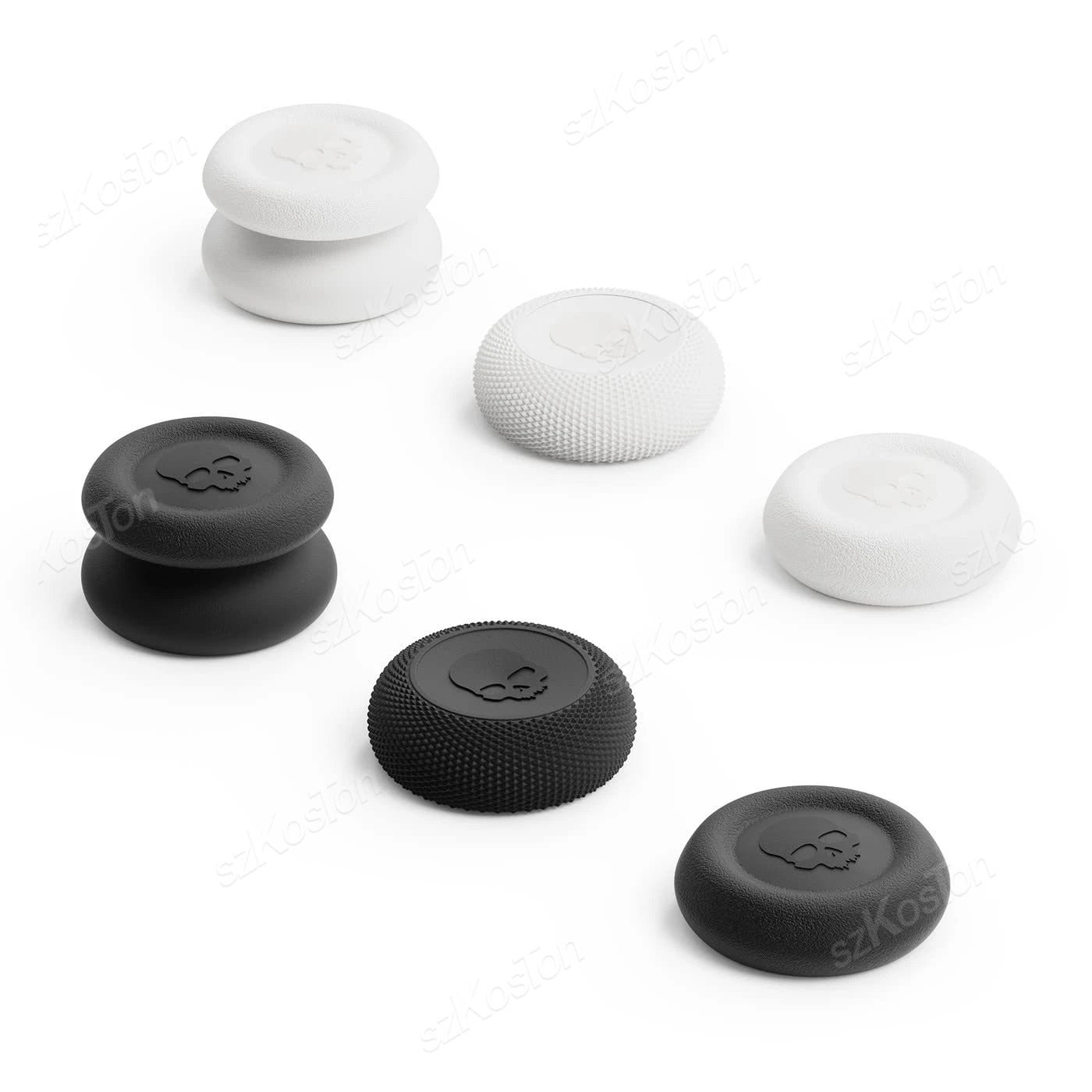 6PCS Thumb Grips Caps Set for Switch 2 Pro/PS5/PS4 Controller Button Stick Cover Gamepad Joystick Cap Gaming Accessories