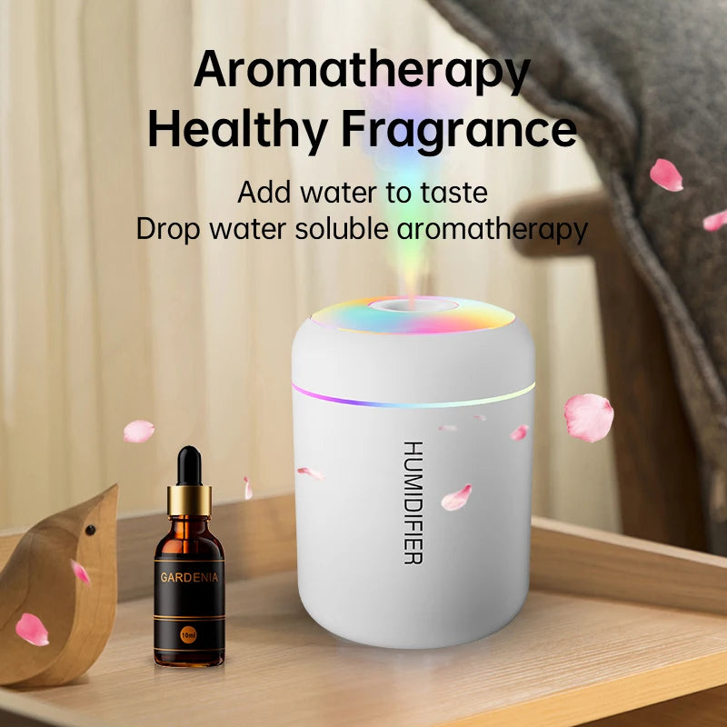 Mini Diffuseur d'Arômes - Humidificateur USB avec Effet LED