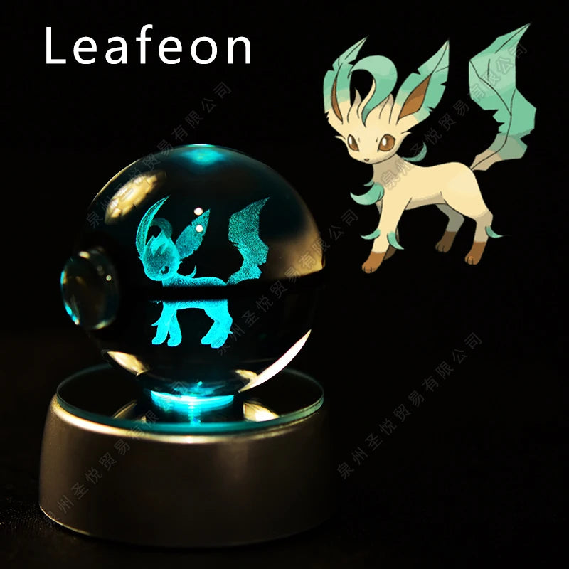 Veilleuse Pokémon 3D - Cristal de Collection (Pikachu/Gengar)