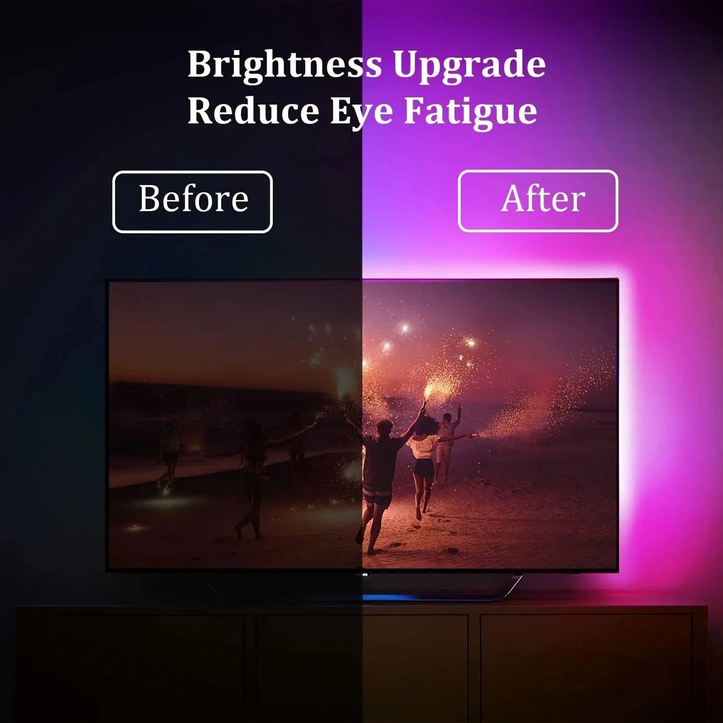 Bande LED Rétroéclairage TV - Ambiance Immersive USB