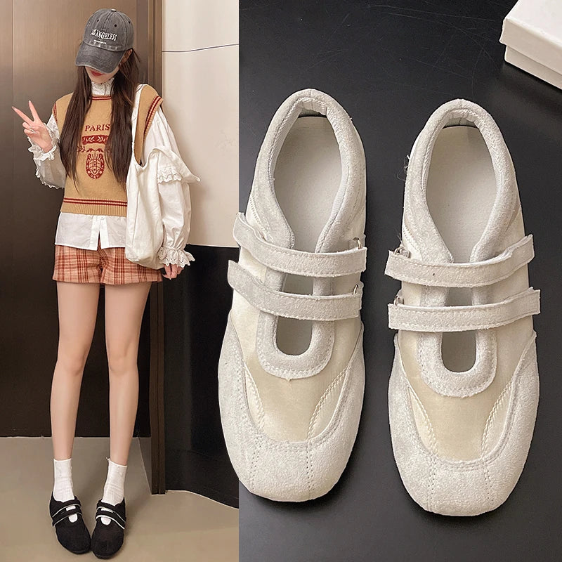 Women's Sneakers Flats Running Sport Shoes Designer Spring Casual Shoes 2025 Fashion New Trend Walking Comfort Femme Chaussures