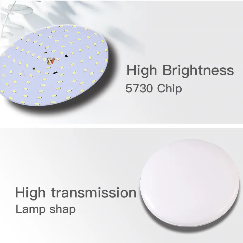 220V E27 Super Bright LED Bulb 20W 30W 40W 60W 100W UFO Leds Lights Indoor Cold White Lighting Table Lamps Garage Light